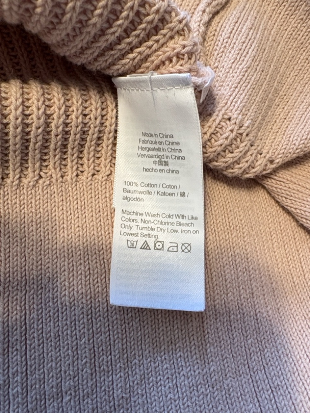 J. Crew Women's V-Neck Collared Sweater in Pale Blush - Picture 7 of 8